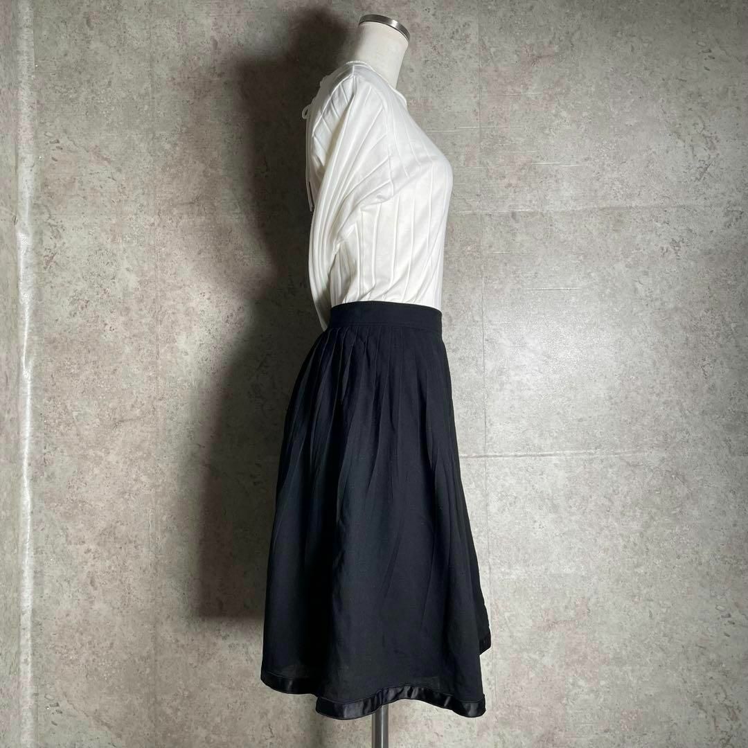 BURBERRY(バーバリー)の日本製 オールド BURBERRY LONDON プリーツスカート ウール 黒 レディースのスカート(その他)の商品写真