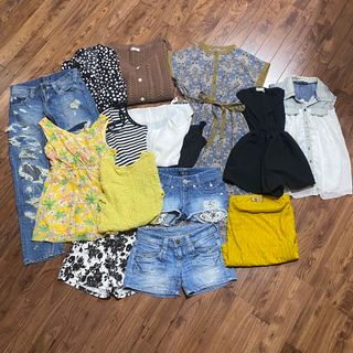 .+♥︎春夏服まとめ売り〜今から使える可愛い15点セット〜♥︎+.used品