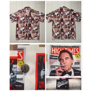 ヴィンテージ(VINTAGE)の未使用 美品 HIGH TIMES ハイタイムス 総柄 オープンカラー シャツ(シャツ)