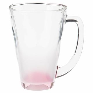 【色: ピンク】東洋佐々木ガラス マグ ピンク 390ml 泡立ちぐらす 山 日(テーブル用品)