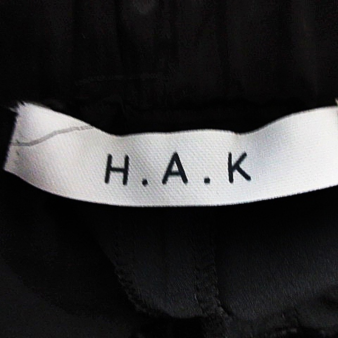 H.A.K(ハク)のハク スーパーハッカ パンツ フレア プリーツ 薄手 水玉 黒 白 ボトムス レディースのパンツ(その他)の商品写真
