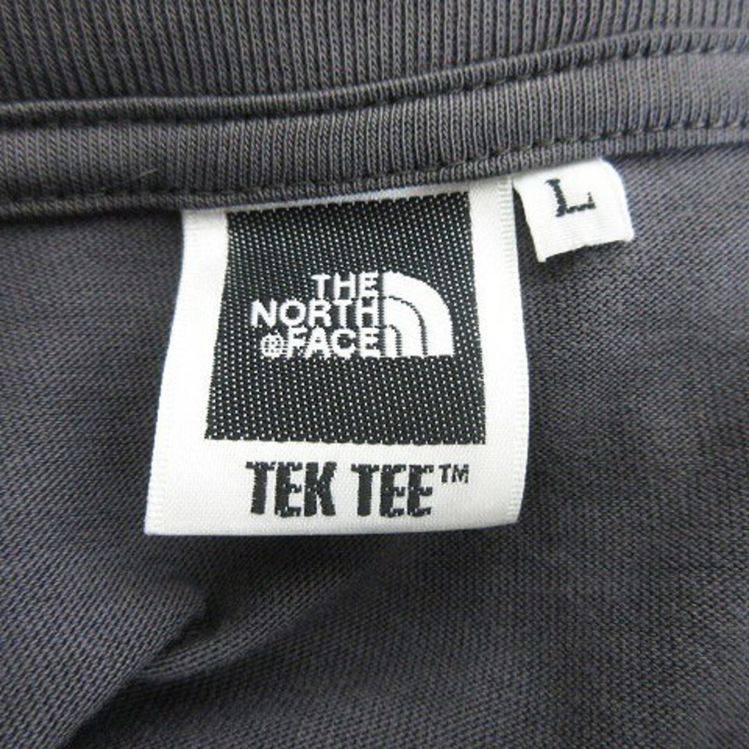 THE NORTH FACE(ザノースフェイス)のザノースフェイス Tシャツ カットソー 半袖 クルーネック 無地 L グレー メンズのトップス(Tシャツ/カットソー(半袖/袖なし))の商品写真