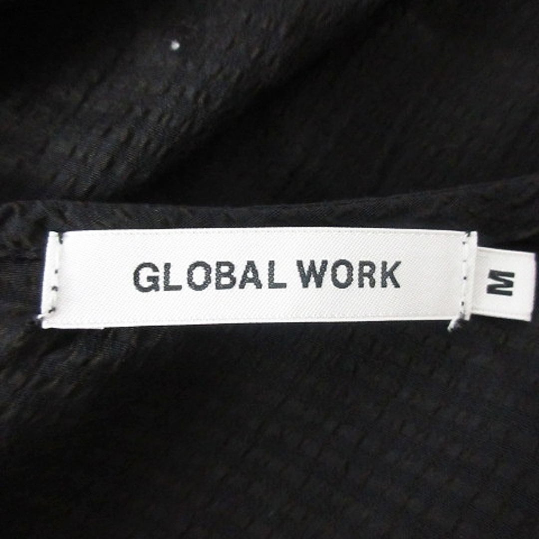 GLOBAL WORK(グローバルワーク)のグローバルワーク オールインワン サロペット ノースリーブ 薄手 無地 M 黒 レディースのパンツ(サロペット/オーバーオール)の商品写真