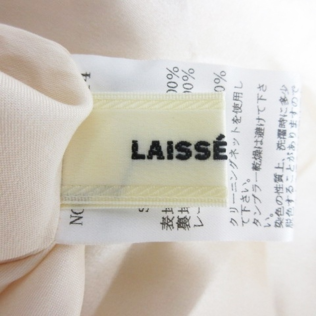 LAISSE PASSE(レッセパッセ)のレッセパッセ スカート フレア ひざ丈 レース 花柄 38 ベージュ ボトムス レディースのスカート(ひざ丈スカート)の商品写真