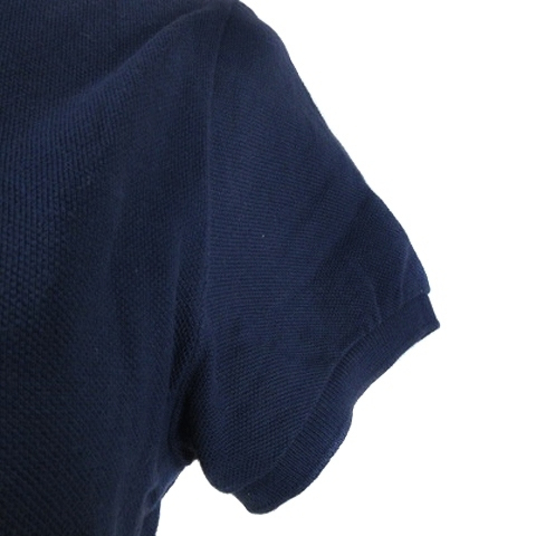 Ralph Lauren(ラルフローレン)のラルフローレン ワンピース ポロシャツ ひざ丈 半袖 ワンポイント M ネイビー レディースのワンピース(ひざ丈ワンピース)の商品写真