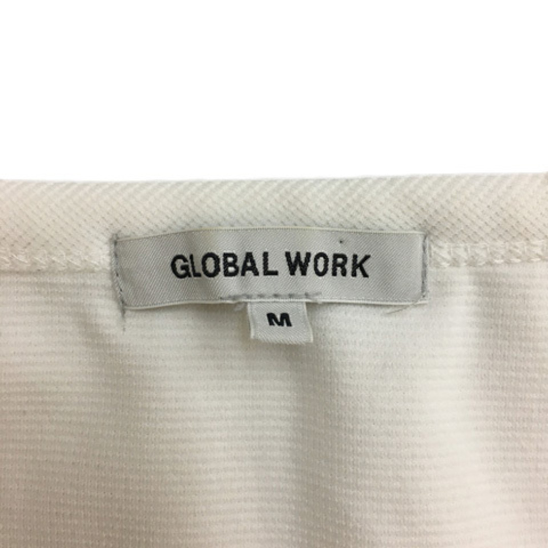 GLOBAL WORK(グローバルワーク)のグローバルワーク カットソー プルオーバー レイヤード風 切替 七分袖 Ḿ 白 レディースのトップス(その他)の商品写真