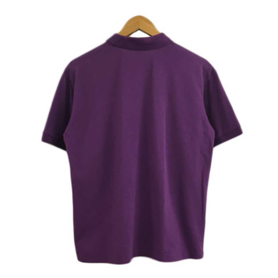 GLOBAL WORK(グローバルワーク)のグローバルワーク シャツ ポロシャツ プルオーバー 無地 半袖 M 紫 メンズのトップス(ポロシャツ)の商品写真
