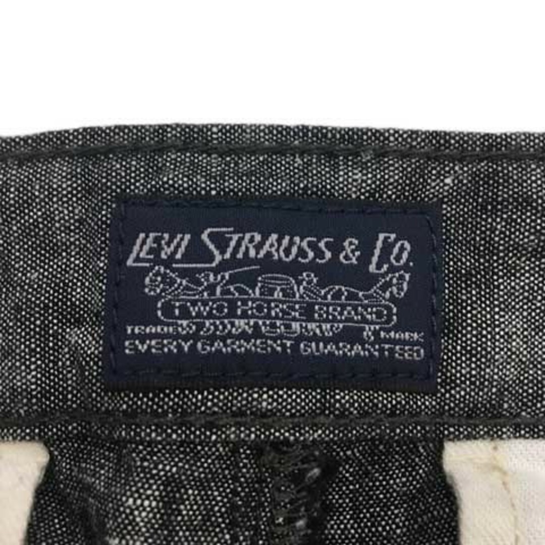 Levi's(リーバイス)のリーバイス パンツ ハーフ ショート リネン 32 グレー 紺 ネイビー メンズのパンツ(ショートパンツ)の商品写真