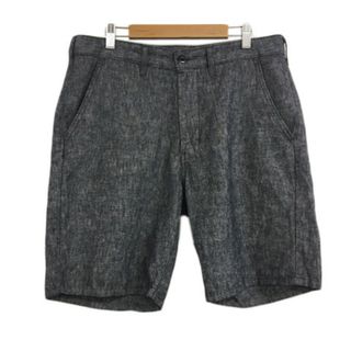 リーバイス(Levi's)のリーバイス パンツ ハーフ ショート リネン 32 グレー 紺 ネイビー(ショートパンツ)