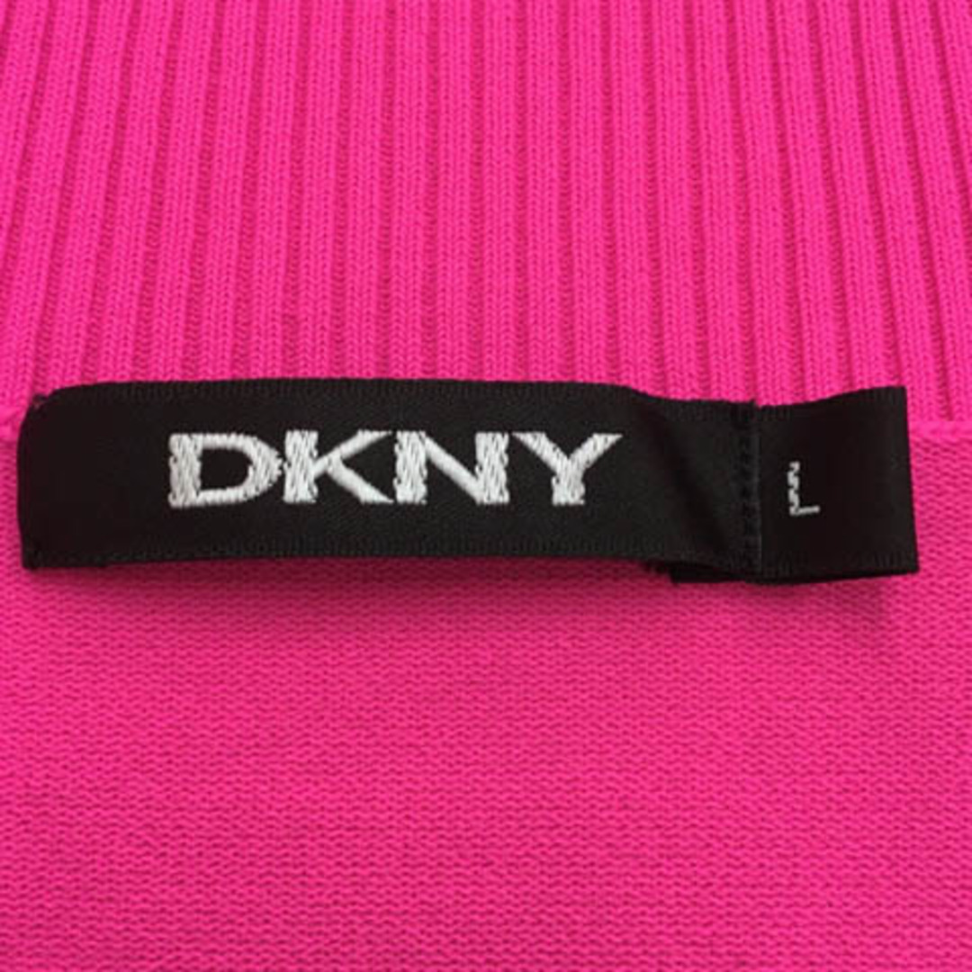 DKNY(ダナキャランニューヨーク)のダナキャランニューヨーク DKNY セーター ニット ネオン 長袖 L ピンク レディースのトップス(ニット/セーター)の商品写真