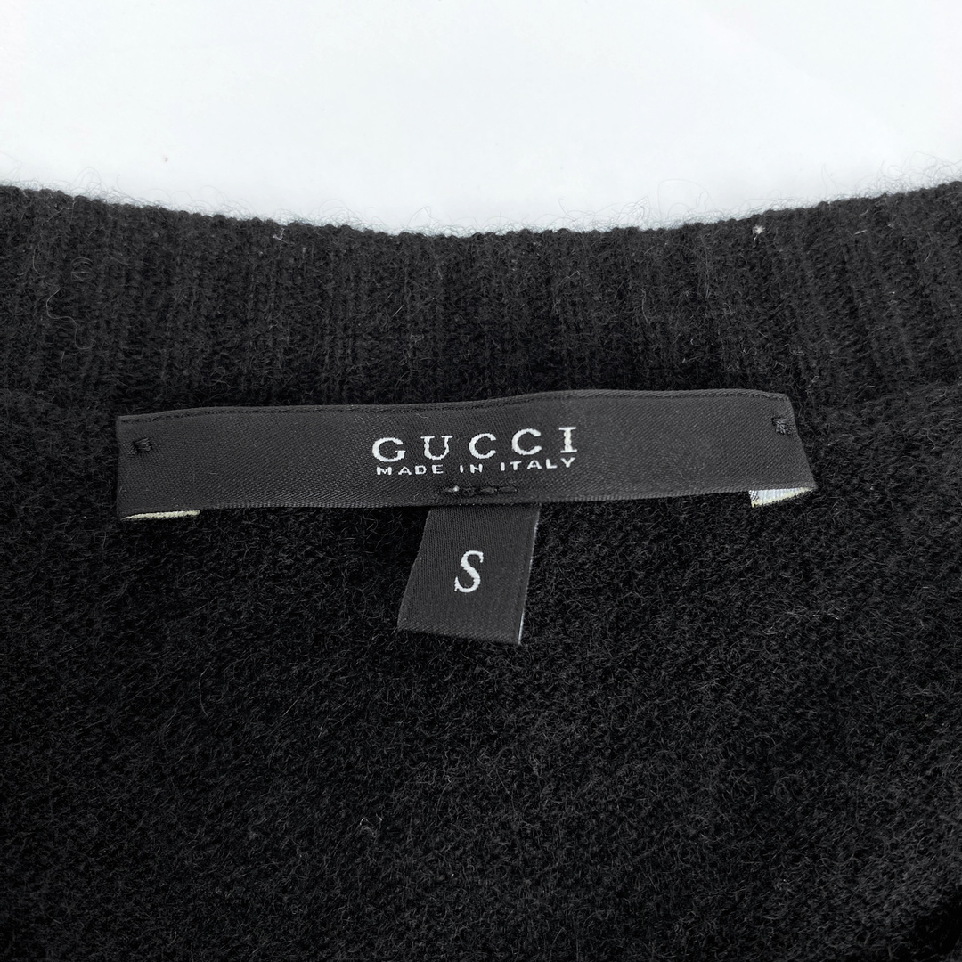 Gucci(グッチ)のグッチ ロゴ ドロップショルダー セーター レディース S 【中古】 レディースのトップス(ニット/セーター)の商品写真