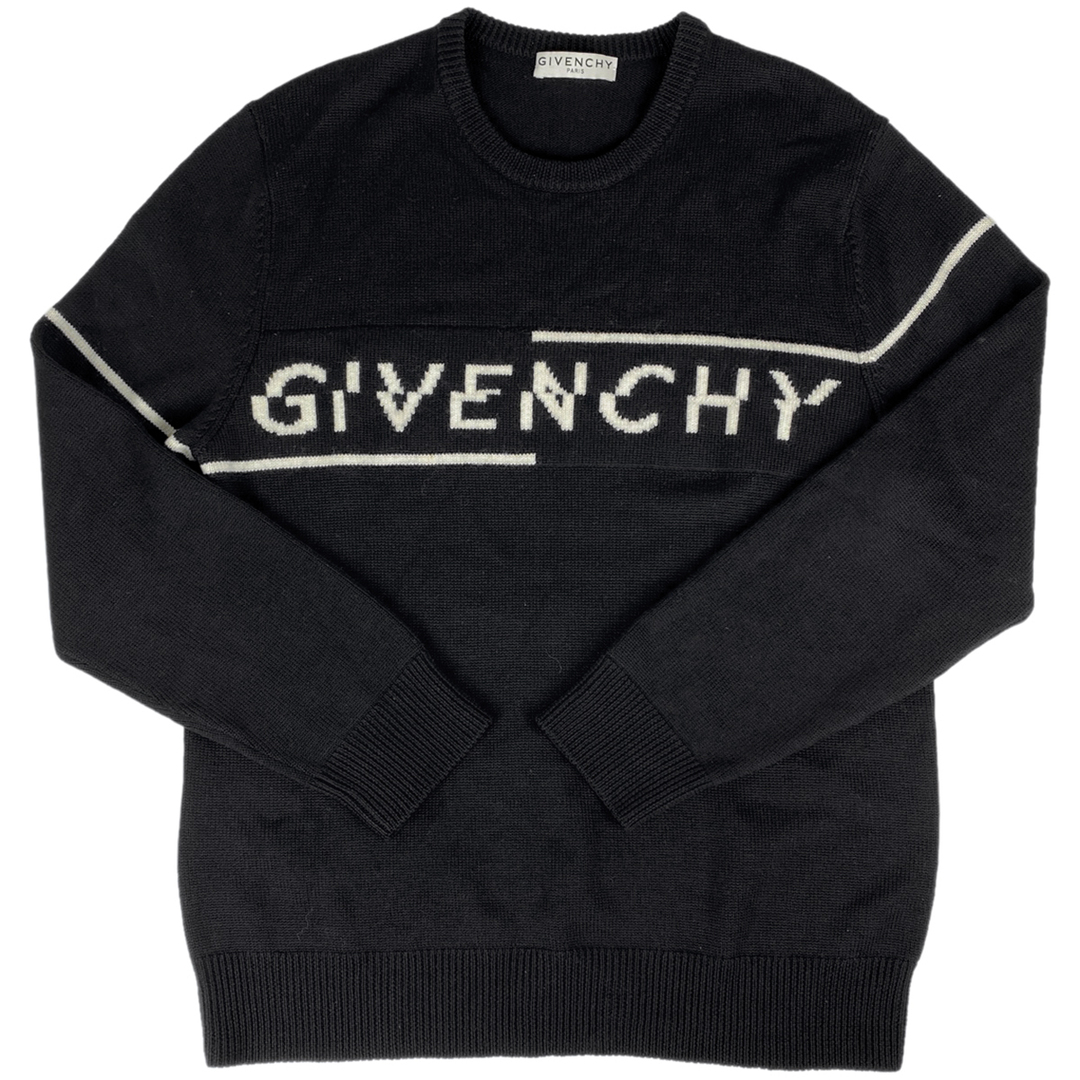 GIVENCHY(ジバンシィ)のジバンシィ ロゴ セーター レディース L 【中古】 レディースのトップス(ニット/セーター)の商品写真