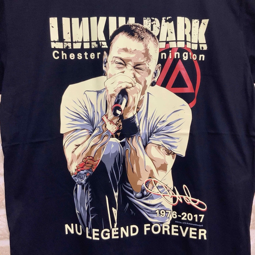 リンキンパーク Tシャツ　XXLサイズ　ボーカル　半袖　Linkin Park メンズのトップス(Tシャツ/カットソー(半袖/袖なし))の商品写真