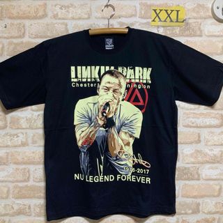 リンキンパーク Tシャツ　XXLサイズ　ボーカル　半袖　Linkin Park(Tシャツ/カットソー(半袖/袖なし))