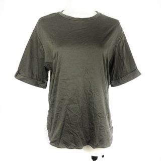 オペークドットクリップ(OPAQUE.CLIP)のオペークドットクリップ Tシャツ カットソー 半袖 無地 40 カーキ トップス(Tシャツ(半袖/袖なし))