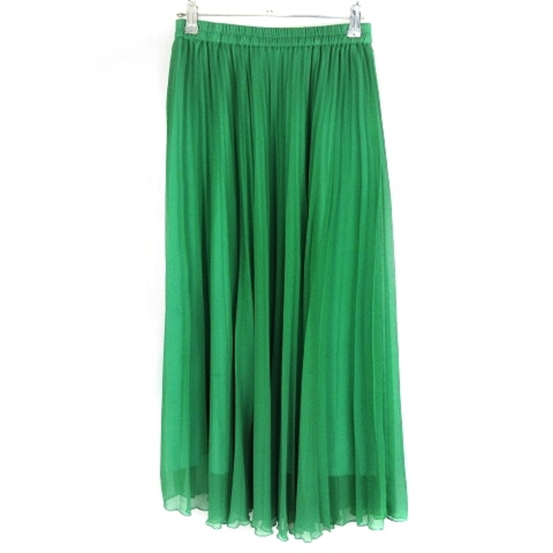 ダイアグラム グレースコンチネンタル スカート ロング フレア 無地 36 緑 レディースのスカート(ロングスカート)の商品写真
