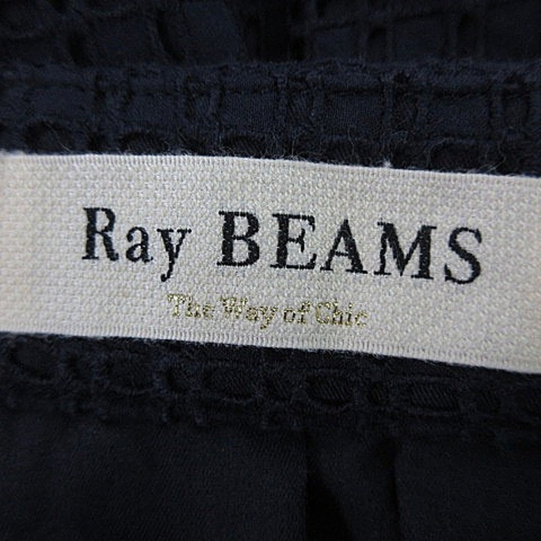 Ray BEAMS(レイビームス)のレイビームス The Way of Chic スカート フレア 1 紺 ボトムス レディースのスカート(ミニスカート)の商品写真