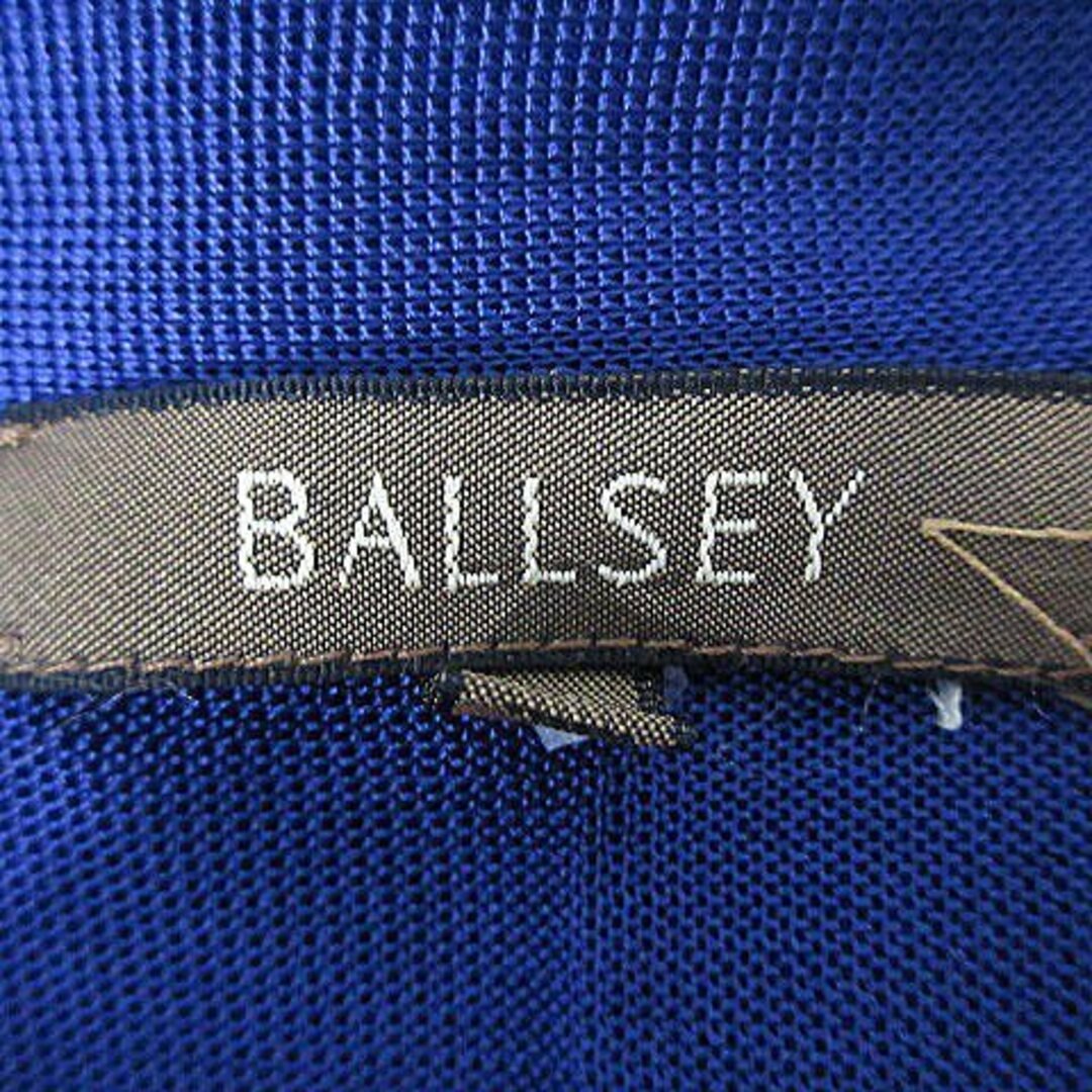 Ballsey(ボールジィ)のボールジー トゥモローランド ニット カーディガン 七分袖 リボン 青 トップス レディースのトップス(カーディガン)の商品写真