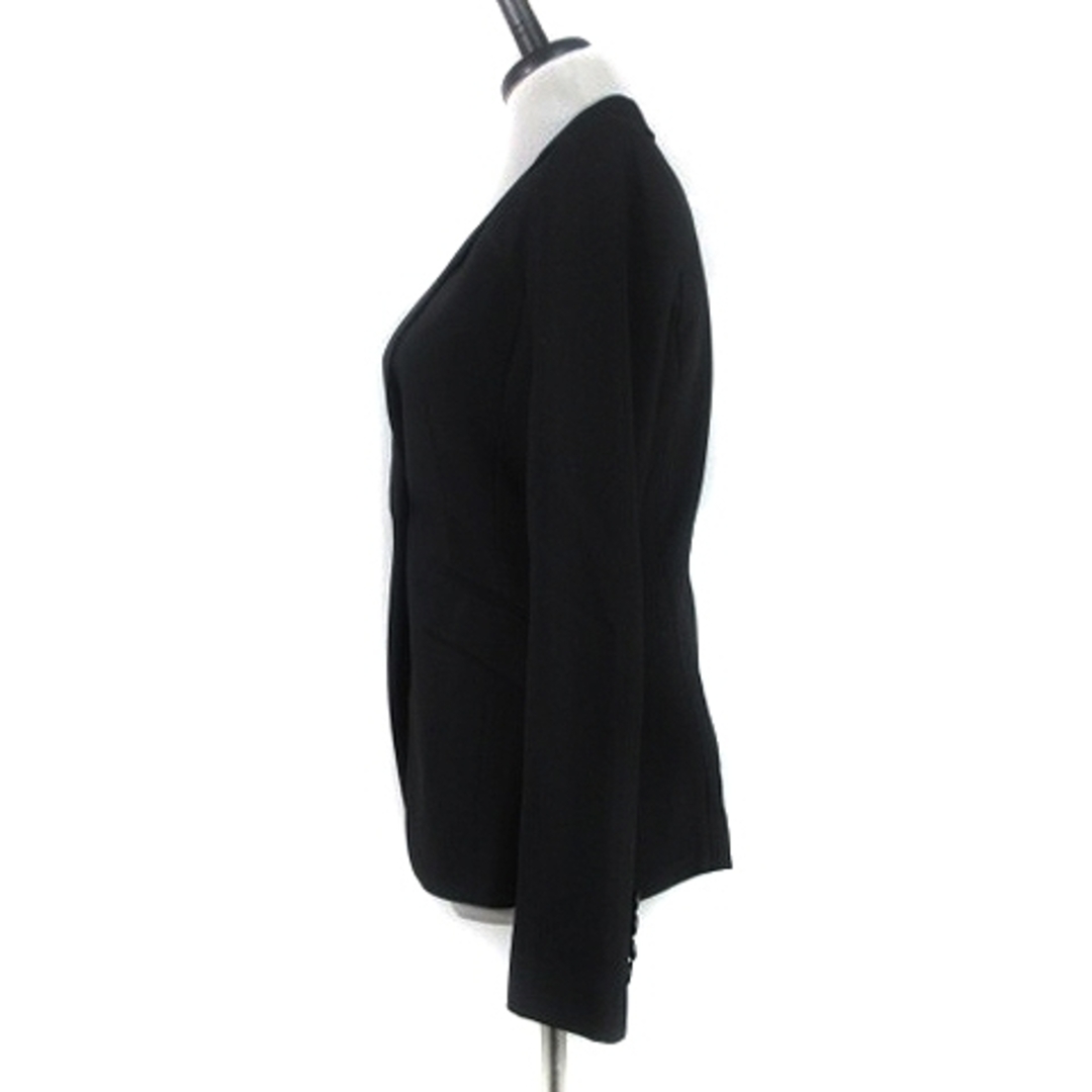 COMME CA ISM(コムサイズム)のコムサイズム ジャケット テーラード 長袖 シングル ウール S 黒 アウター レディースのジャケット/アウター(その他)の商品写真