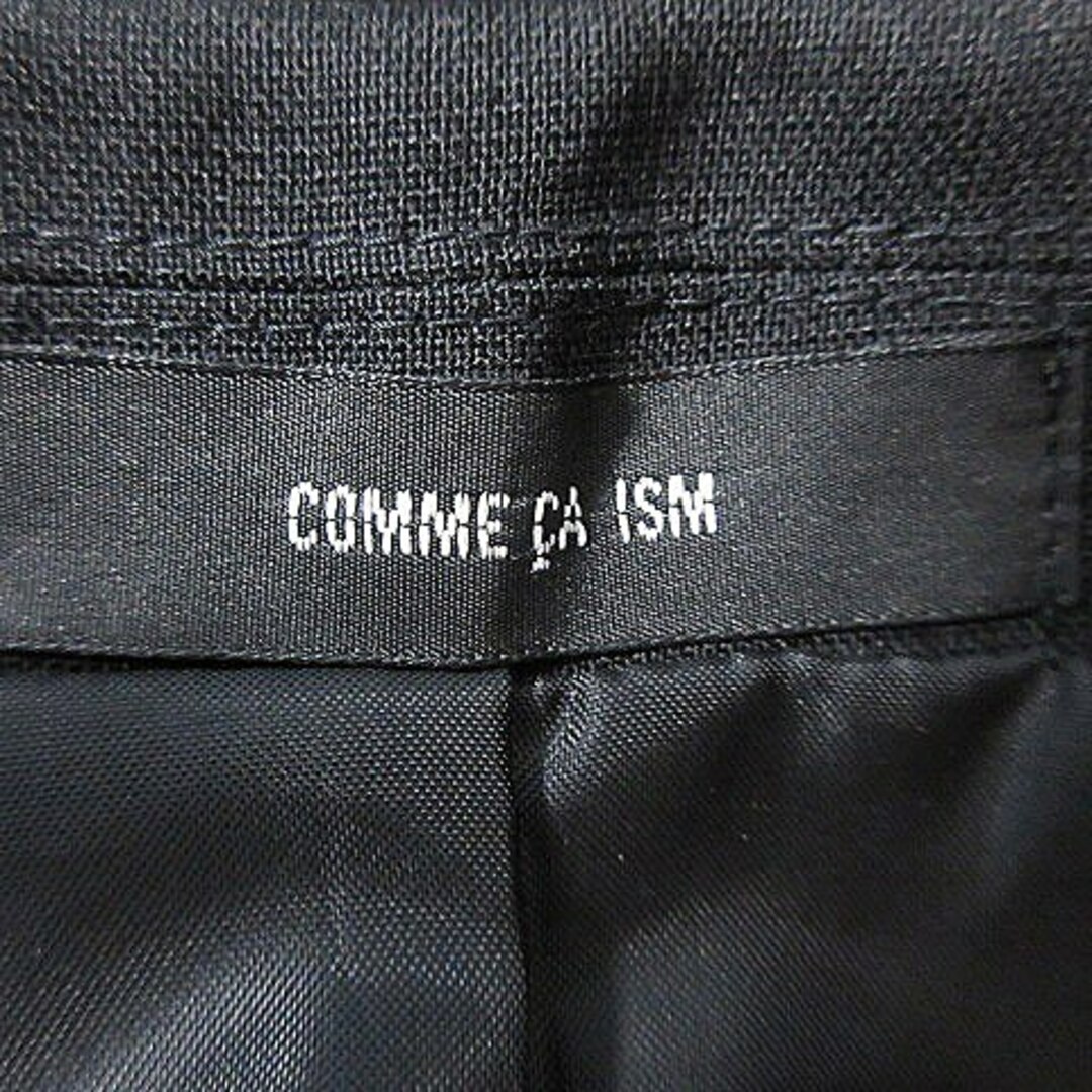 COMME CA ISM(コムサイズム)のコムサイズム ジャケット テーラード 長袖 シングル ウール S 黒 アウター レディースのジャケット/アウター(その他)の商品写真