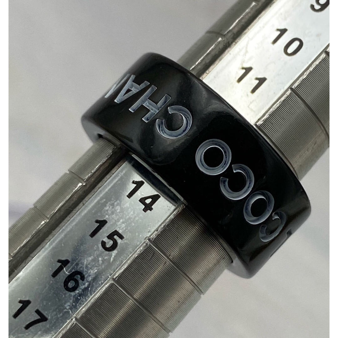 CHANEL(シャネル)のCHANEL シャネル　COCO リング 指輪 ブラック ホワイト 07P レディースのアクセサリー(リング(指輪))の商品写真