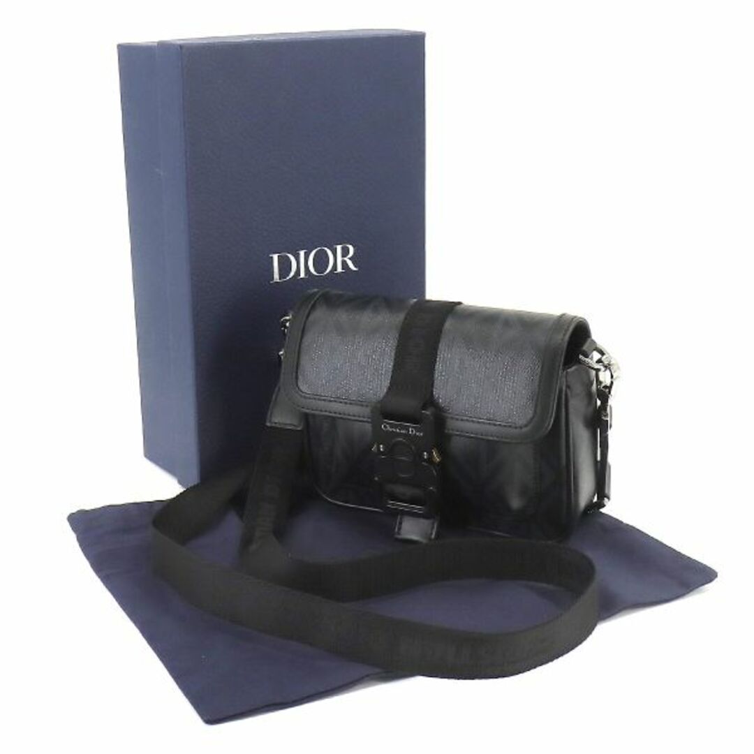 Christian Dior(クリスチャンディオール)の未使用 展示品 クリスチャン ディオール Christian Dior ヒット ザ ロード バッグ ミニ ショルダー バッグ ブラック VLP 90219100 メンズのバッグ(ショルダーバッグ)の商品写真