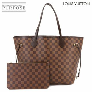 ルイヴィトン(LOUIS VUITTON)の新品同様 ルイ ヴィトン LOUIS VUITTON ダミエ ネヴァーフル MM トート バッグ エベヌ スリーズ N41358 ゴールド 金具 RFID VLP 90220597(トートバッグ)