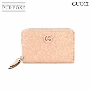 グッチ(Gucci)の未使用 展示品 グッチ GUCCI GGマーモント ダブルG コインケース 小銭入れ レザー ピンク 644412 VLP 90220636(コインケース)