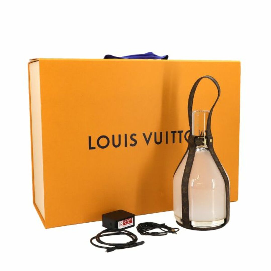 LOUIS VUITTON(ルイヴィトン)の新品同様 ルイ ヴィトン LOUIS VUITTON モノグラム ベルランプ R99693 LED ブラウン インテリア ランタン VLP 90221688 レディースのファッション小物(その他)の商品写真