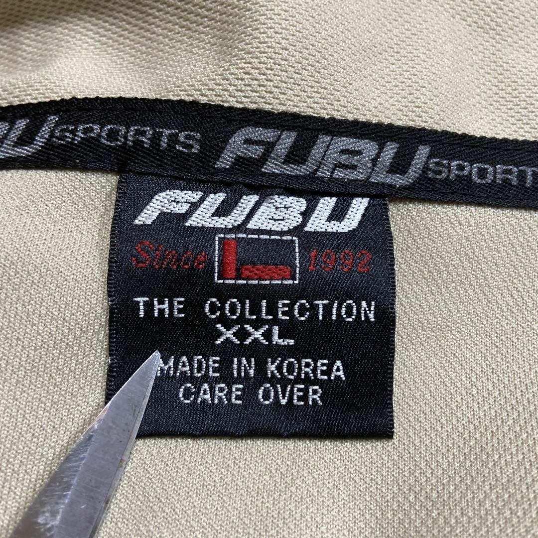 FUBU(フブ)の【オーバーサイズ、ベースボールシャツ】FUBUビッグ刺繍ロゴ90sヒップホップ メンズのトップス(シャツ)の商品写真