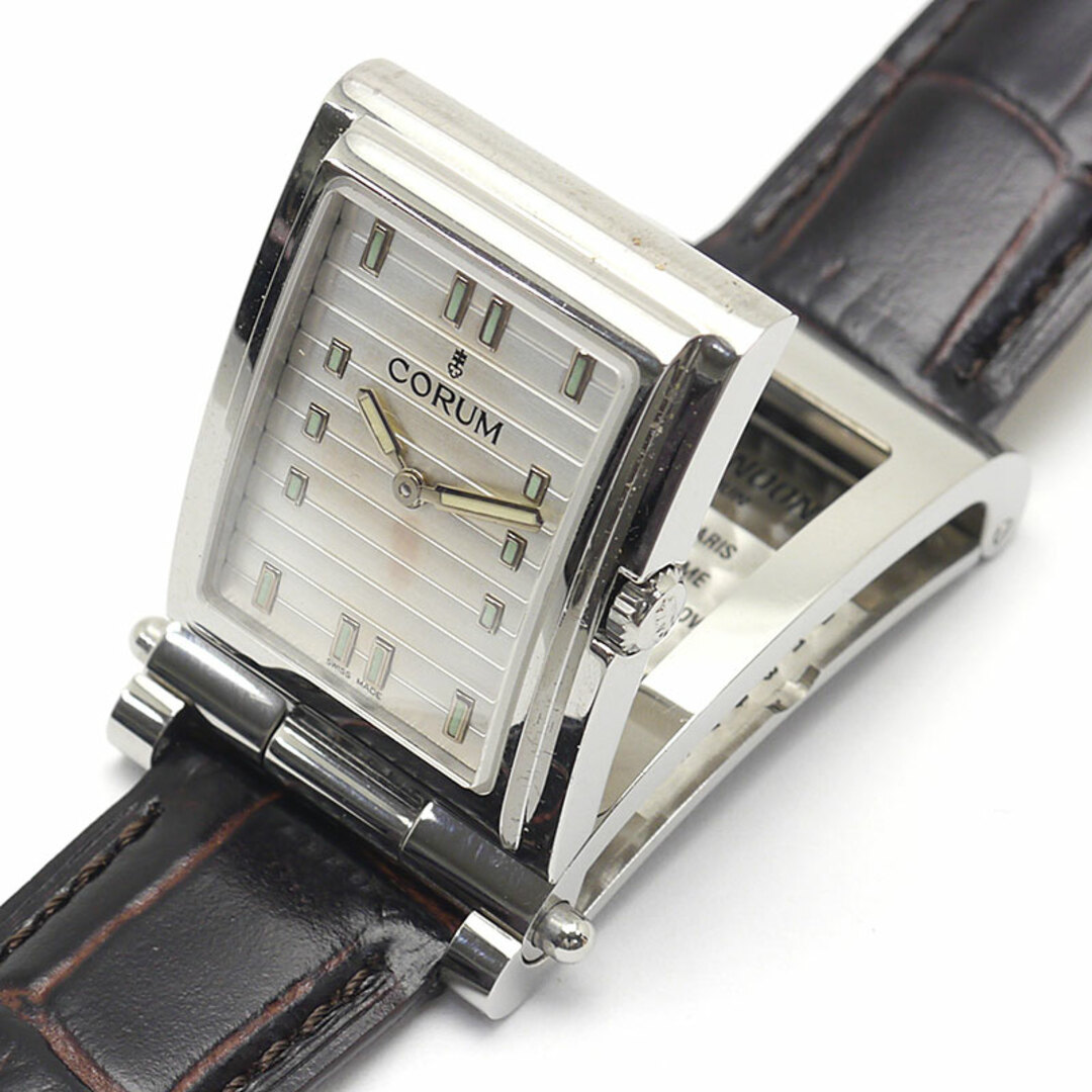 CORUM(コルム)のコルム タボガン 64.151.20 メンズ クオーツ シルバー文字盤 SS  メンズの時計(腕時計(アナログ))の商品写真