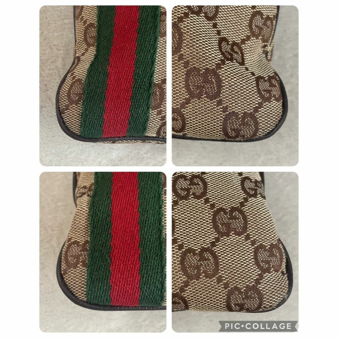 Gucci(グッチ)の【大人気】 グッチ ショルダー サコッシュ GG シェリーライン チャーム レディースのバッグ(ショルダーバッグ)の商品写真