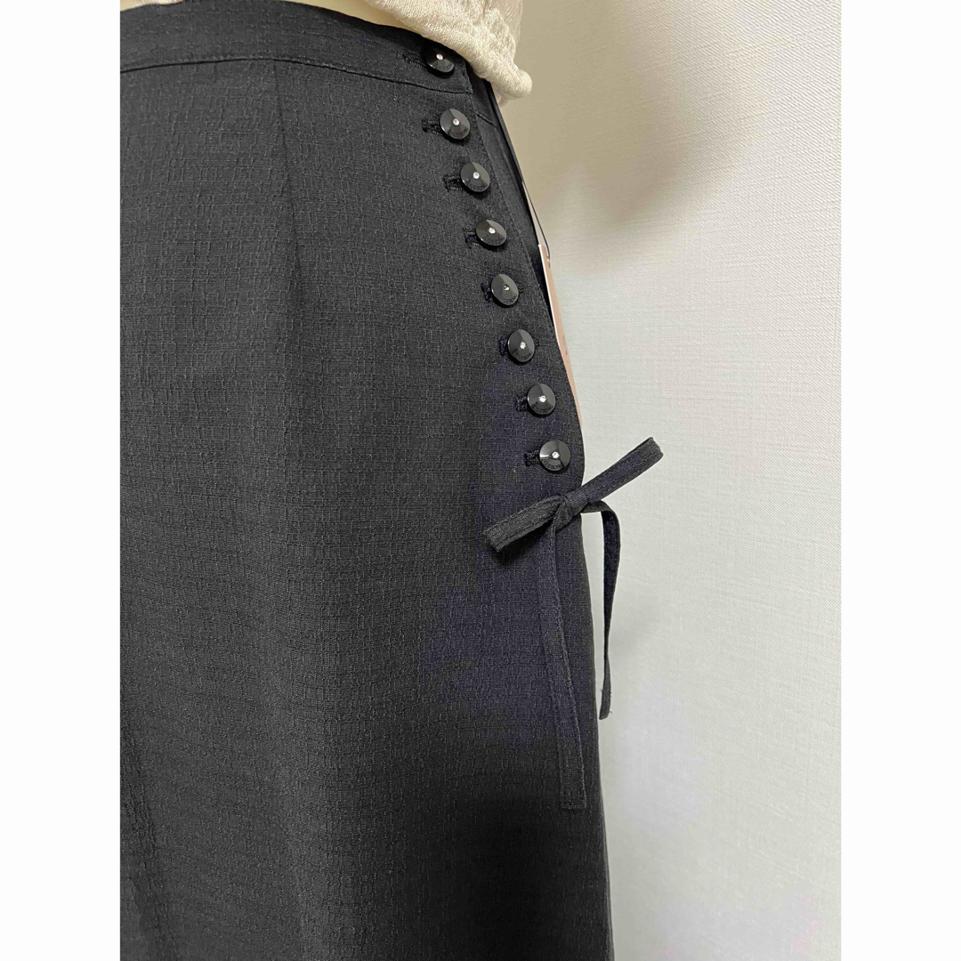 INGEBORG(インゲボルグ)のインゲボルグ  麻混ロングスカート レディースのスカート(ロングスカート)の商品写真