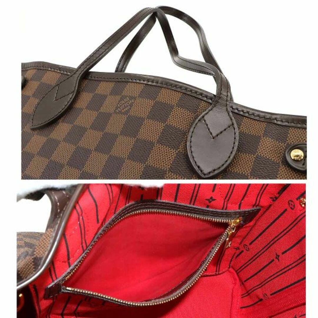 LOUIS VUITTON(ルイヴィトン)の新品同様 ルイ ヴィトン LOUIS VUITTON ダミエ ネヴァーフル PM トート バッグ エベヌ スリーズ N51109 ブラウン VLP 90222534 レディースのバッグ(トートバッグ)の商品写真