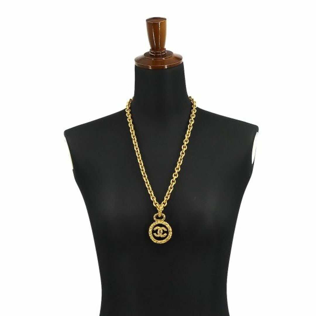 CHANEL - シャネル CHANEL ココマーク 溶岩 ネックレス ゴールド CHANEL - シャネル CHANEL ココマーク 溶岩 ネックレス ゴールド