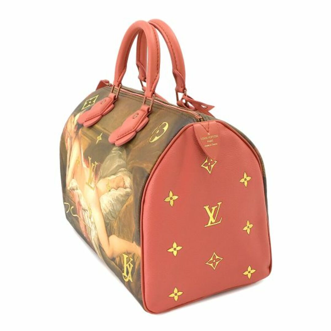 LOUIS VUITTON(ルイヴィトン)の未使用 展示品 ルイ ヴィトン LOUIS VUITTON マスターズ ブーシェ スピーディ 30 ハンド バッグ ピンク M43353 RFID VLP 90224017 レディースのバッグ(ハンドバッグ)の商品写真