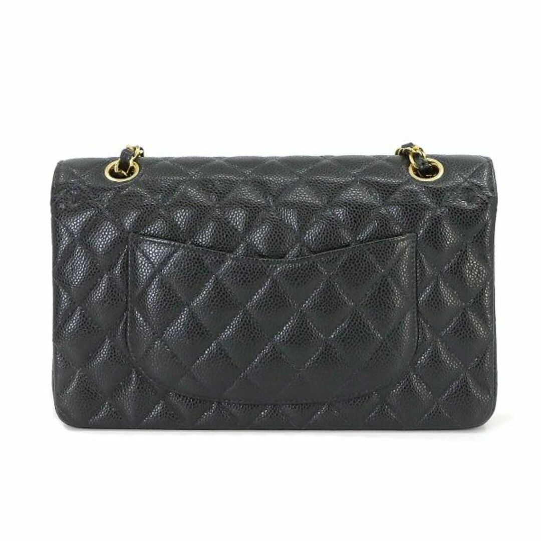 CHANEL(シャネル)の新品同様 シャネル CHANEL マトラッセ 25 チェーン ショルダー バッグ キャビアスキン ブラック A01112 ゴールド 金具 VLP 90224240 レディースのバッグ(ショルダーバッグ)の商品写真