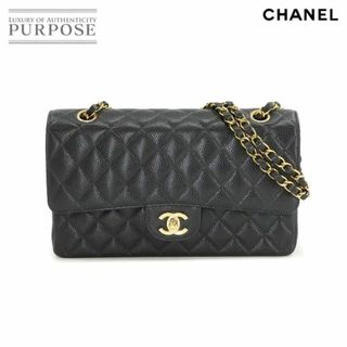 シャネル(CHANEL)の新品同様 シャネル CHANEL マトラッセ 25 チェーン ショルダー バッグ キャビアスキン ブラック A01112 ゴールド 金具 VLP 90224240(ショルダーバッグ)