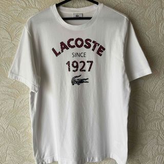 LACOSTEラコステ　Tシャツ　ホワイト4