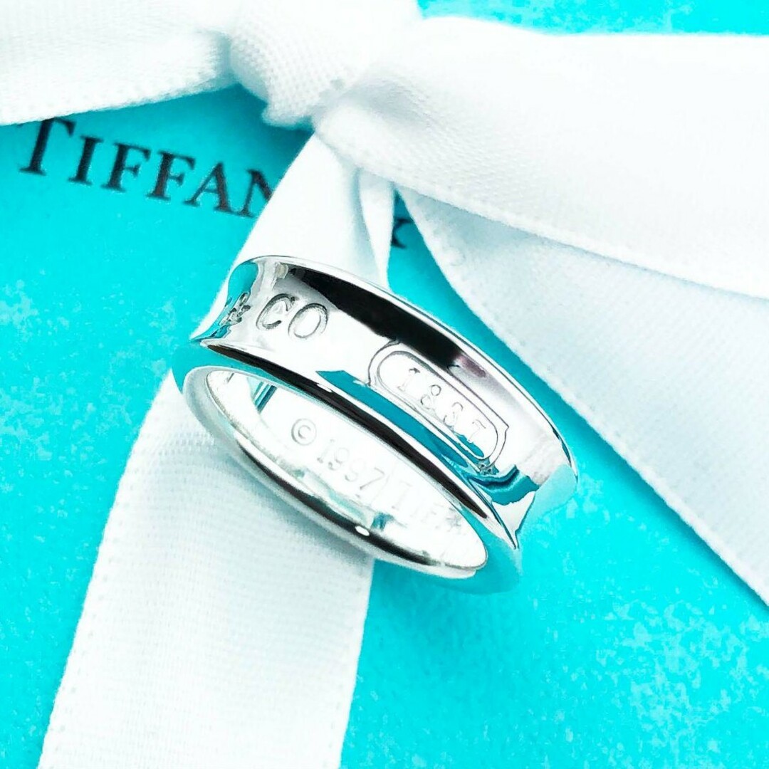 Tiffany & Co.(ティファニー)の12号 Tiffany&Co. / ティファニ―　ナロー 1837　ワイドリング レディースのアクセサリー(リング(指輪))の商品写真
