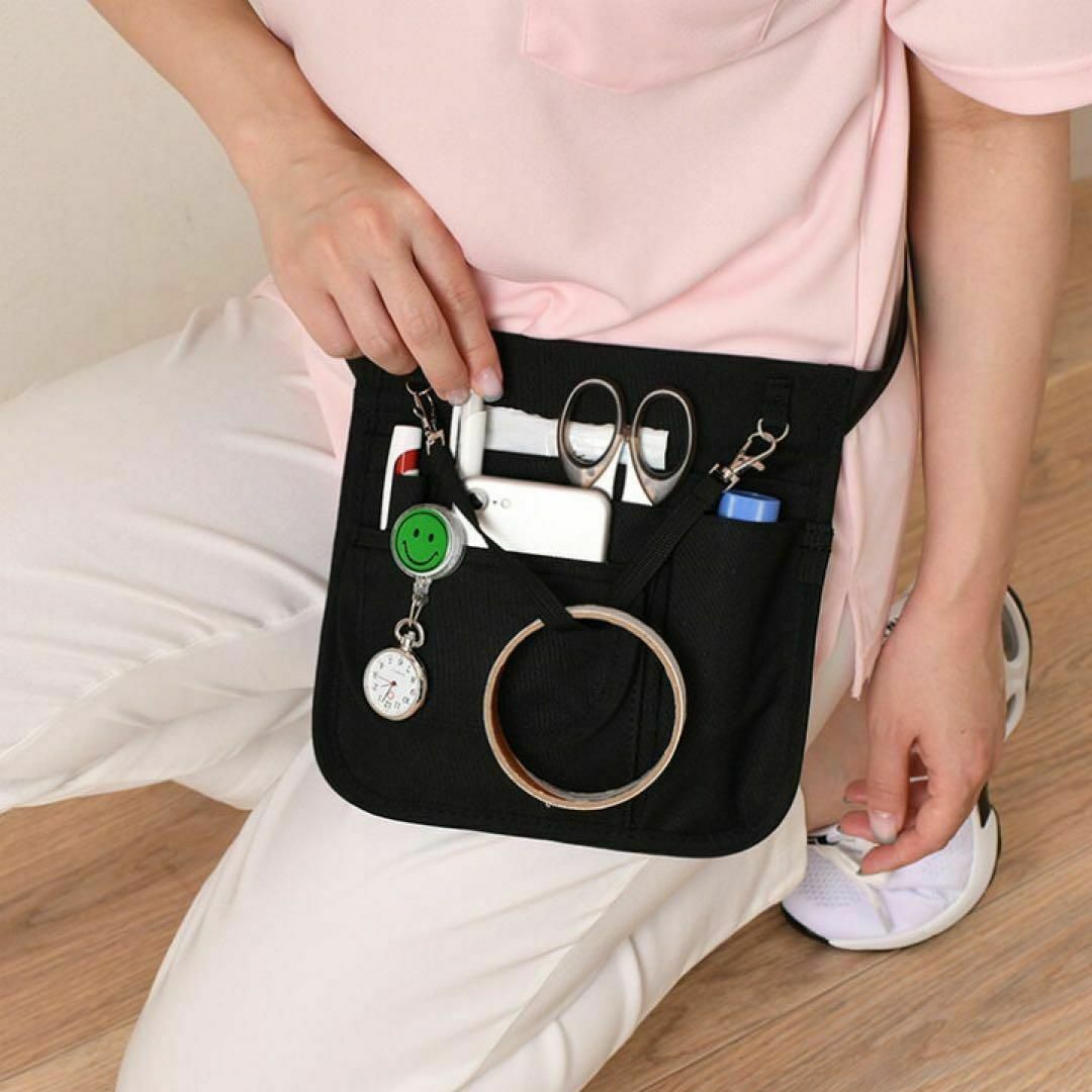 ナースポーチ ウエストポーチ 仕事用 作業用 メンズ レディース 看護 介護 レディースのバッグ(ショルダーバッグ)の商品写真