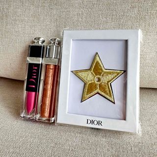 ディオール(Dior)のDior ディオール＃リップ 2本セット　非売品ブローチ　リップグロス(リップグロス)