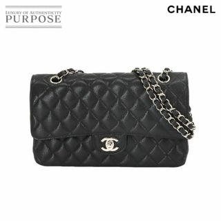 シャネル(CHANEL)の新品同様 シャネル CHANEL マトラッセ 25 チェーン ショルダー バッグ キャビアスキン ブラック A01112 シルバー 金具 ココマーク VLP 90225408(ショルダーバッグ)