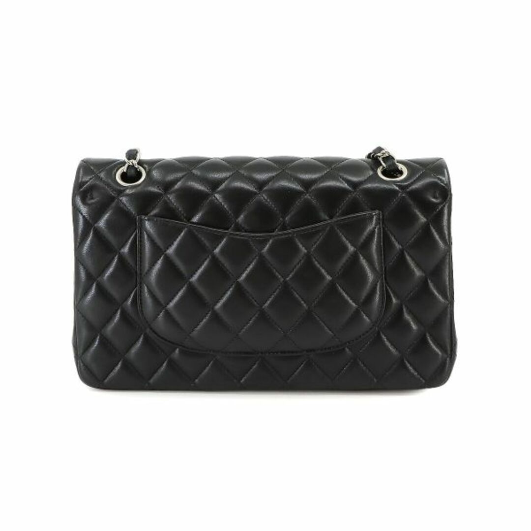 CHANEL(シャネル)の新品同様 シャネル CHANEL マトラッセ 25 チェーン ショルダー バッグ レザー ブラック A01112 シルバー 金具 VLP 90225409 レディースのバッグ(ショルダーバッグ)の商品写真