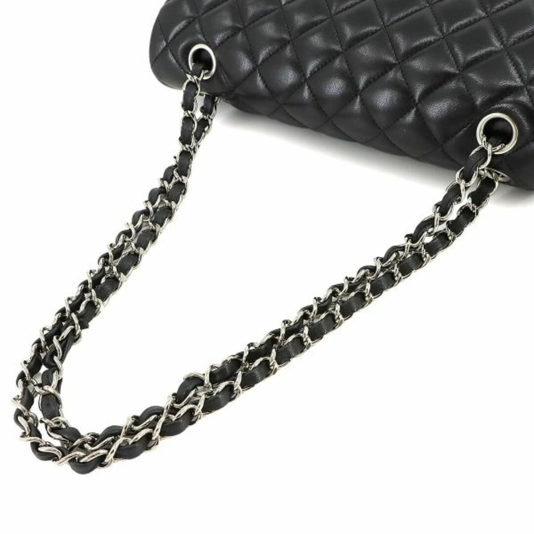 CHANEL(シャネル)の新品同様 シャネル CHANEL マトラッセ 25 チェーン ショルダー バッグ レザー ブラック A01112 シルバー 金具 VLP 90225409 レディースのバッグ(ショルダーバッグ)の商品写真