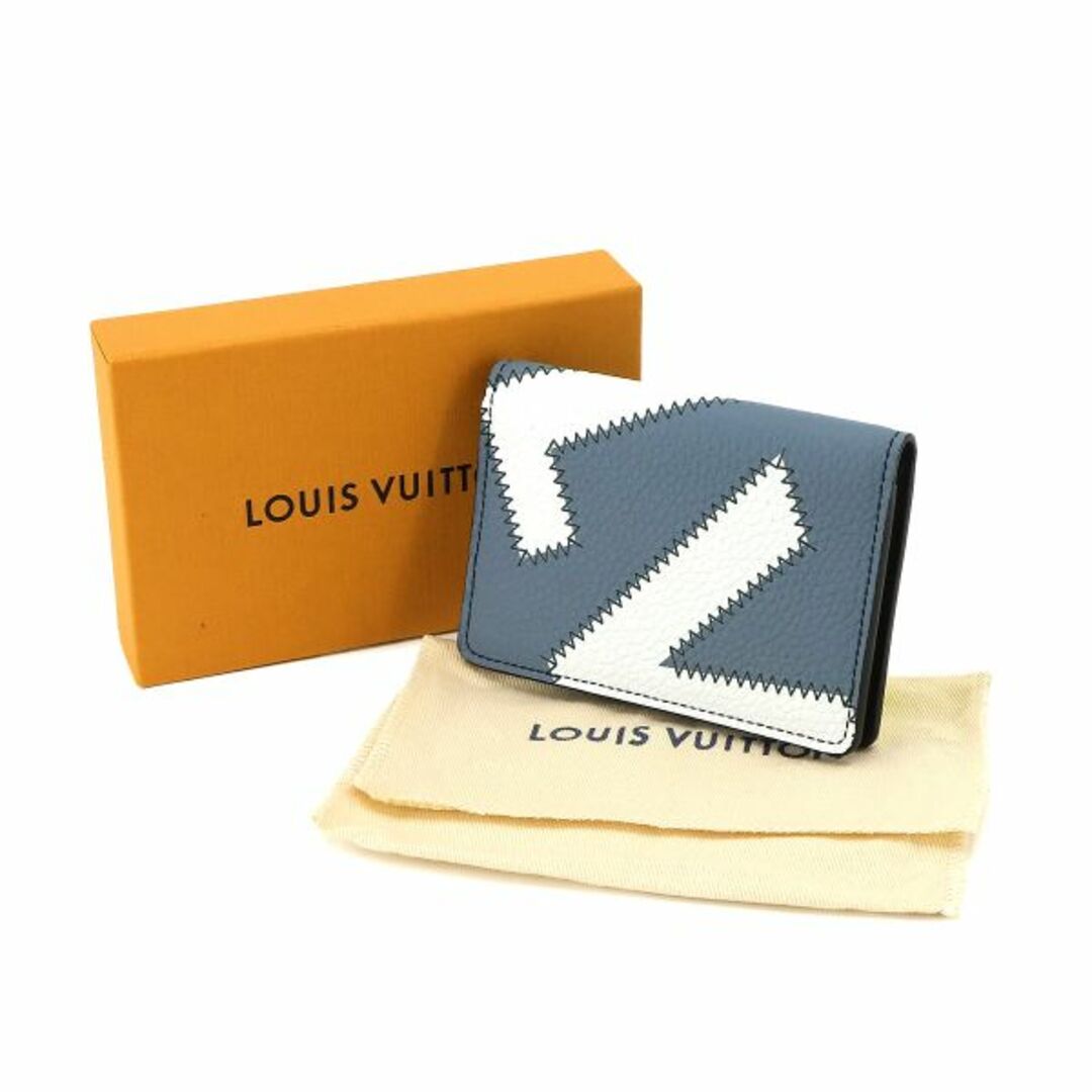 LOUIS VUITTON(ルイヴィトン)の未使用 展示品 ルイ ヴィトン LOUIS VUITTON オーガナイザー ドゥ ポッシュ カードケース トリヨンレザー グレー ホワイト VLP 90225517 メンズのファッション小物(その他)の商品写真