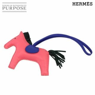 Hermes - 未使用 展示品 エルメス HERMESロデオ MM バッグ チャーム アニューミロ ローズアザレ ブルーエレクトリック ヴェールシプレ VLP 90225542