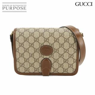 グッチ(Gucci)の未使用 展示品 グッチ GUCCI インターロッキングG ミニ クロス ボディ ショルダー バッグ GGスプリームキャンバス レザー 671620 VLP 90226252(ショルダーバッグ)