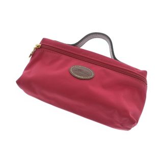 LONGCHAMP - LONGCHAMP ロンシャン ポーチ - 赤 【古着】【中古】