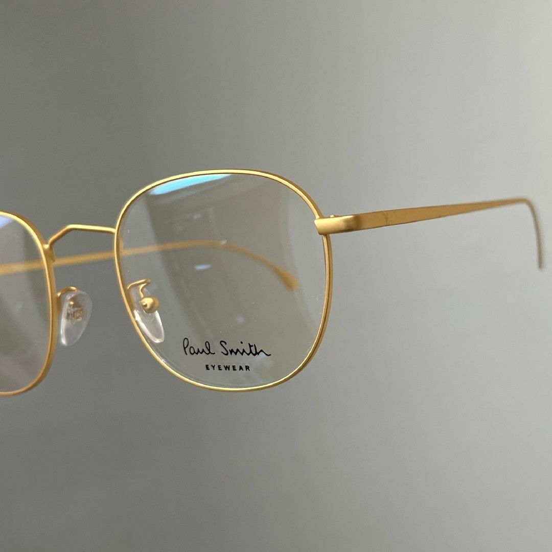 Paul Smith(ポールスミス)のメガネ ポールスミス オーバル メンズ レディース マットゴールド メタル 金 メンズのファッション小物(サングラス/メガネ)の商品写真